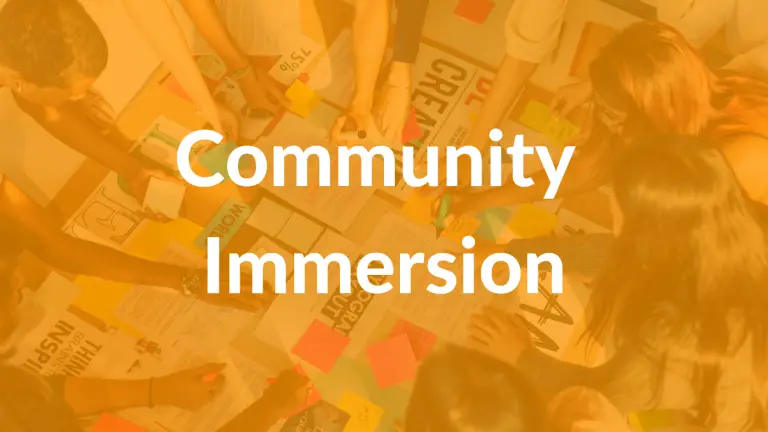 community immersion program essay